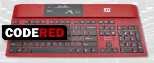 KSI-1700 Code Red Keyboard for Down Time