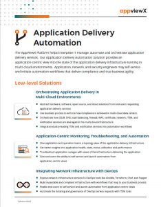 AppviewX Application Delivery Automation